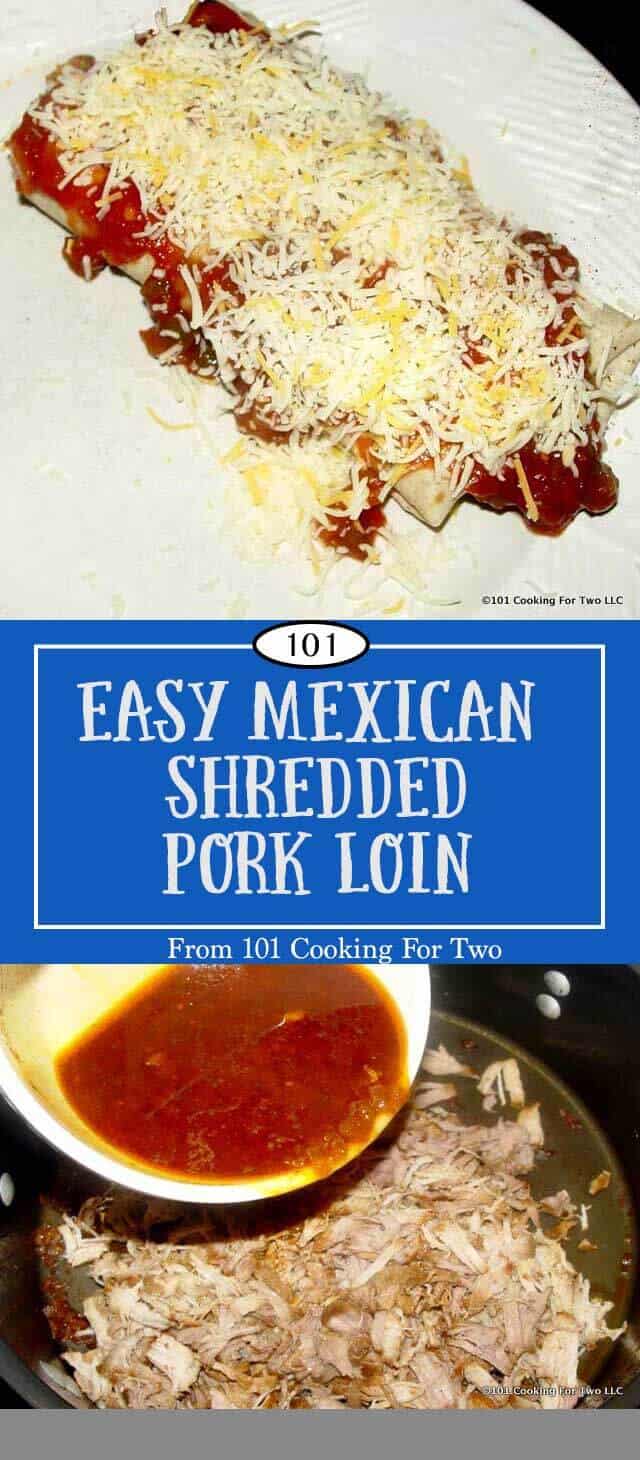 Easy Mexican Shredded Pork Loin | 101 Cooking For Two