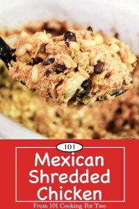 Mexican Shredded Chicken in a Crock Pot | 101 Cooking For Two