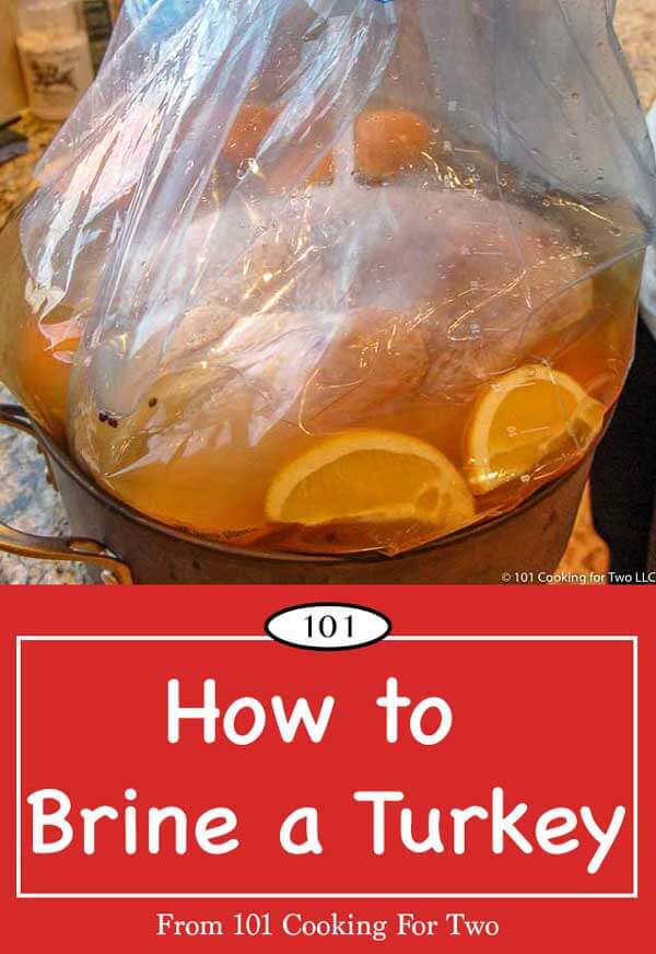 How To Brine A Turkey Cooking For Two