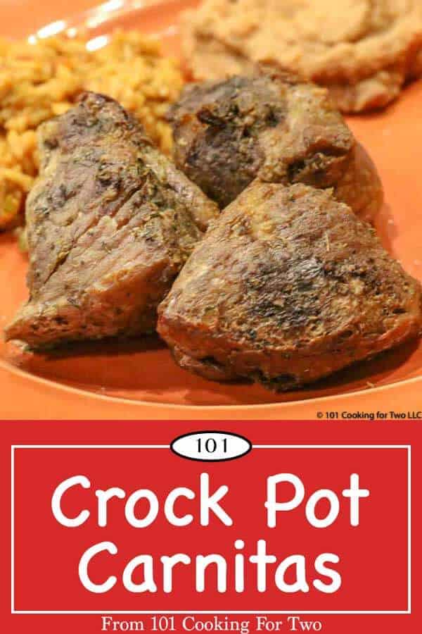 Crock Pot Carnitas | 101 Cooking For Two