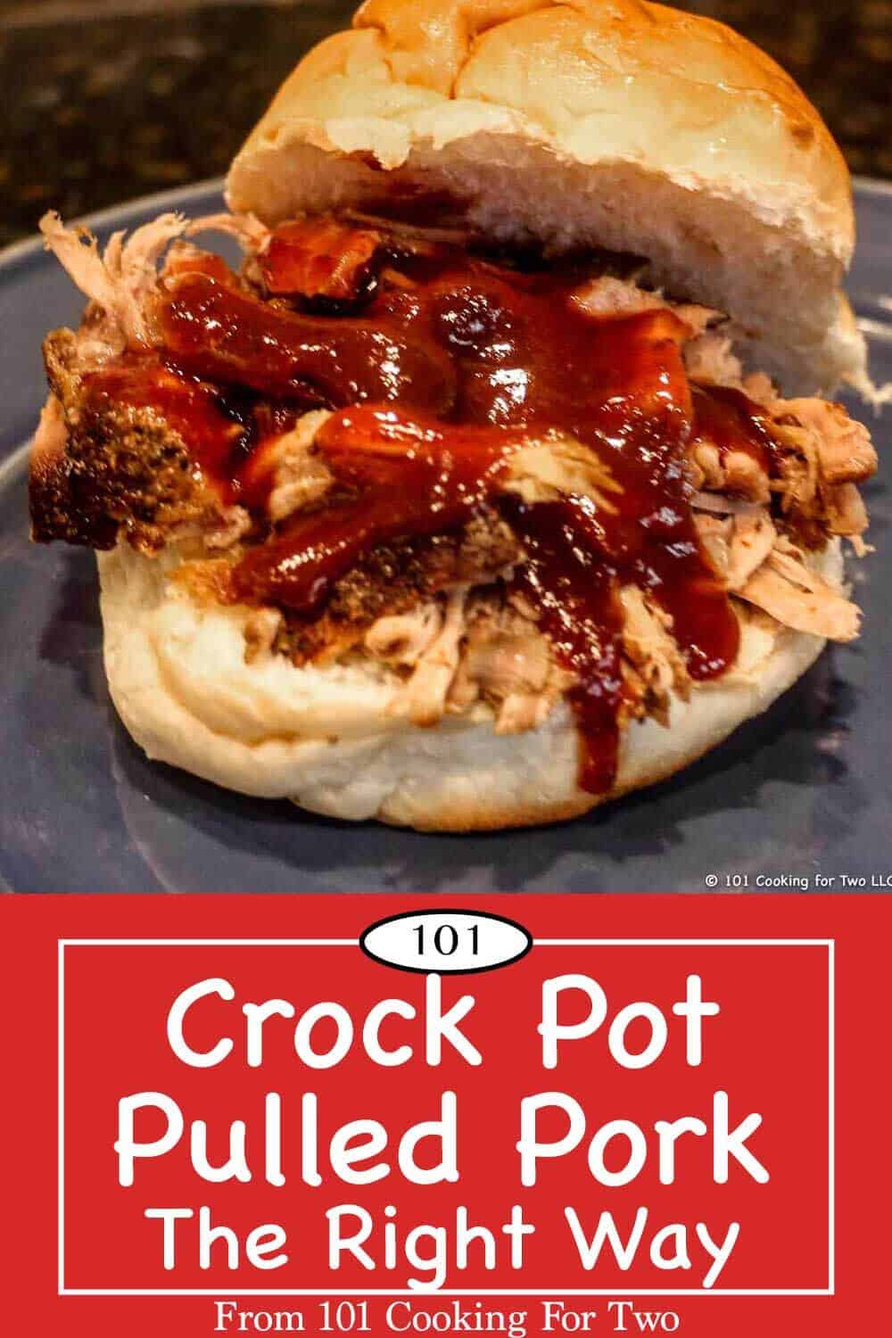Crock Pot Pulled Pork from Butt the Right Way | 101 Cooking For Two