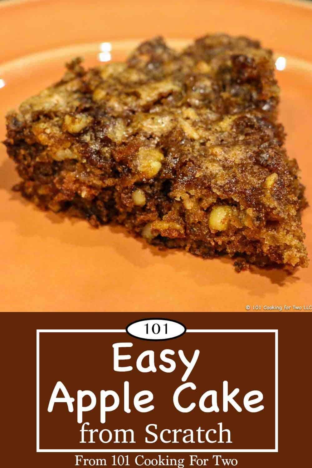 Easy Apple Cake from Scratch | 101 Cooking For Two