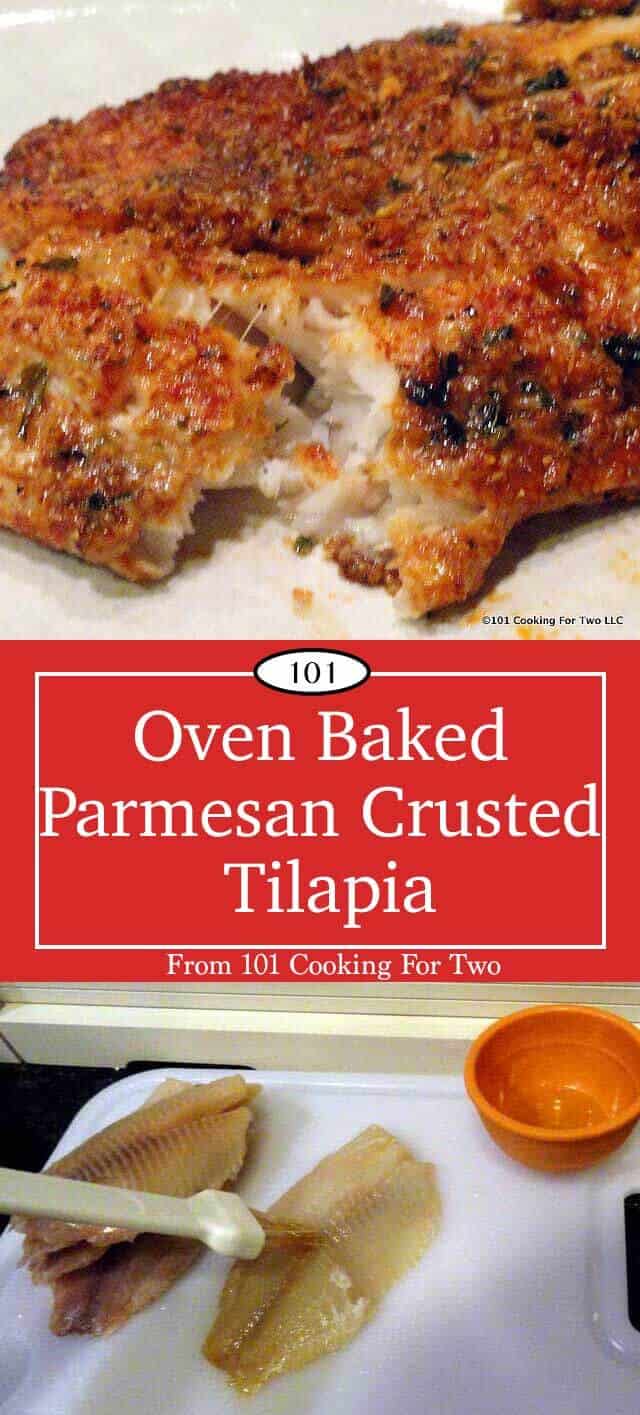 Easy Oven Baked Parmesan Crusted Tilapia | 101 Cooking For Two