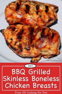 Bbq Skinless Boneless Chicken Breast On A Gas Grill