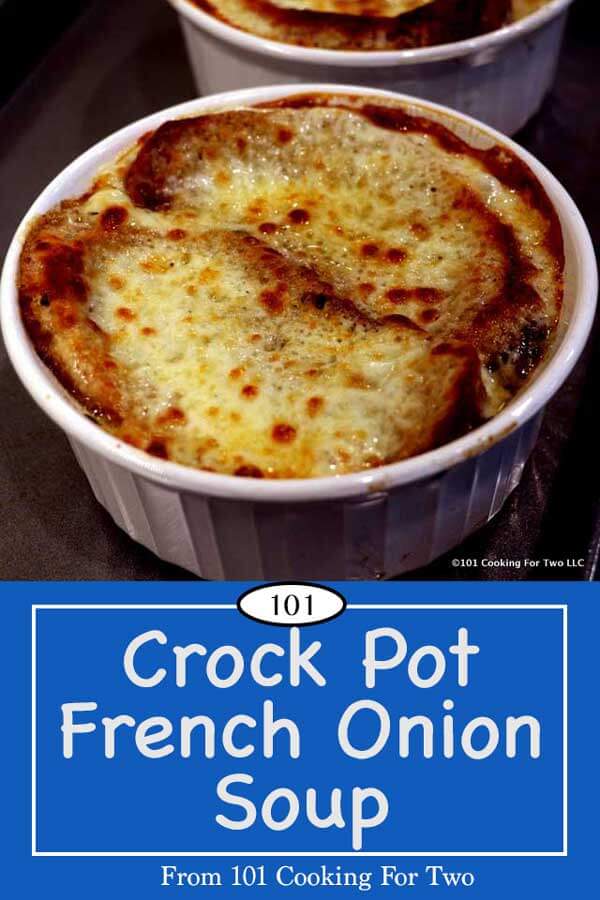Easy Crock Pot French Onion Soup | 101 Cooking For Two