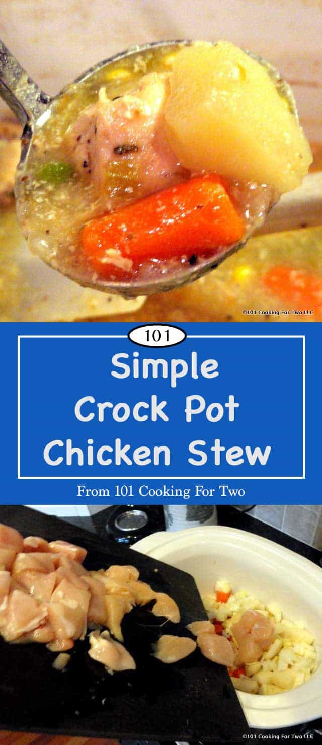 Simple Crock Pot Chicken Stew | 101 Cooking For Two