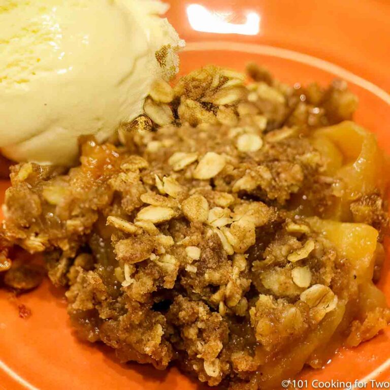 Easy Crock Pot Apple Crisp 101 Cooking For Two 