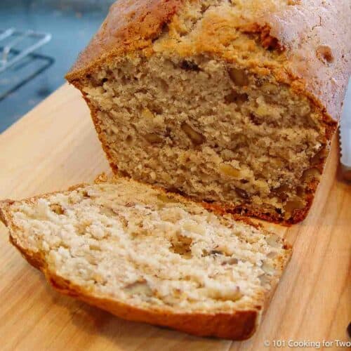 Old Fashioned Banana Nut Bread 101 Cooking For Two