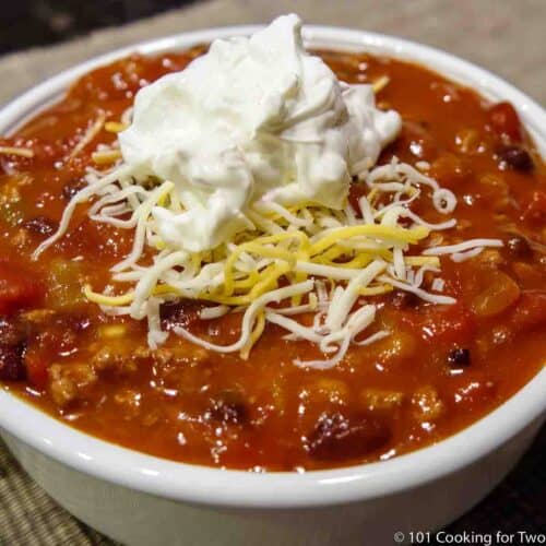 The Best Taco Chili—Crock Pot or Stovetop - 101 Cooking For Two