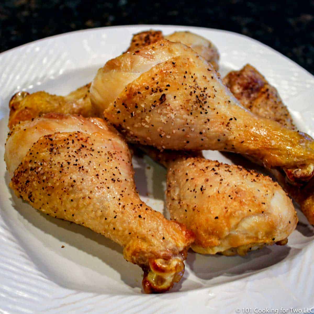 Baked Chicken Legs - Quick and Easy - 101 Cooking For Two