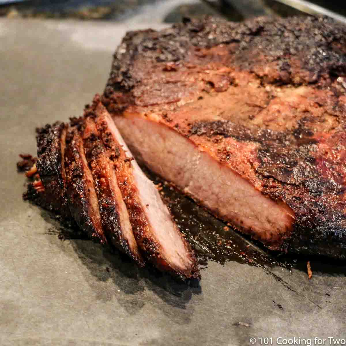 How To Cook A Brisket On A Gas Grill 101 Cooking For Two