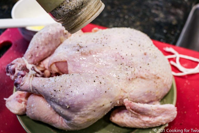 barbecue whole chicken on gas grill