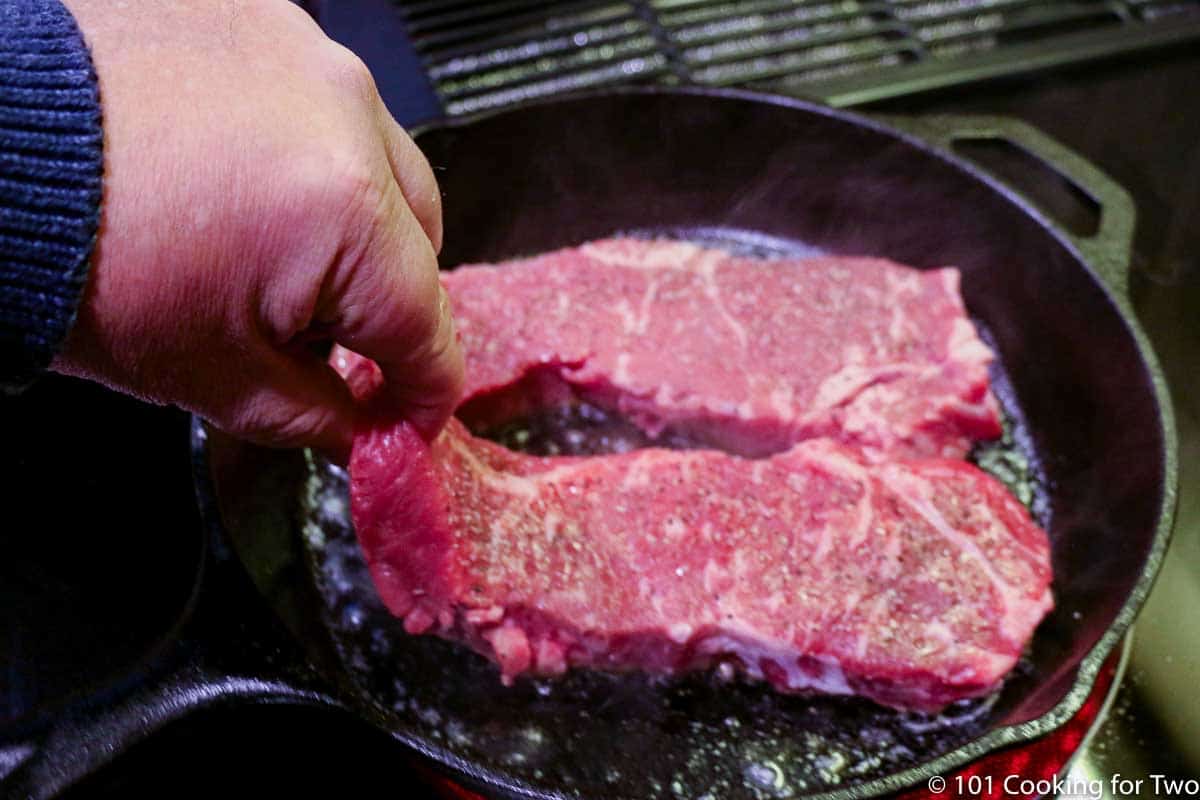 Kittencal's Pan-Seared Steak, Stove Top-To-Oven Method Recipe 