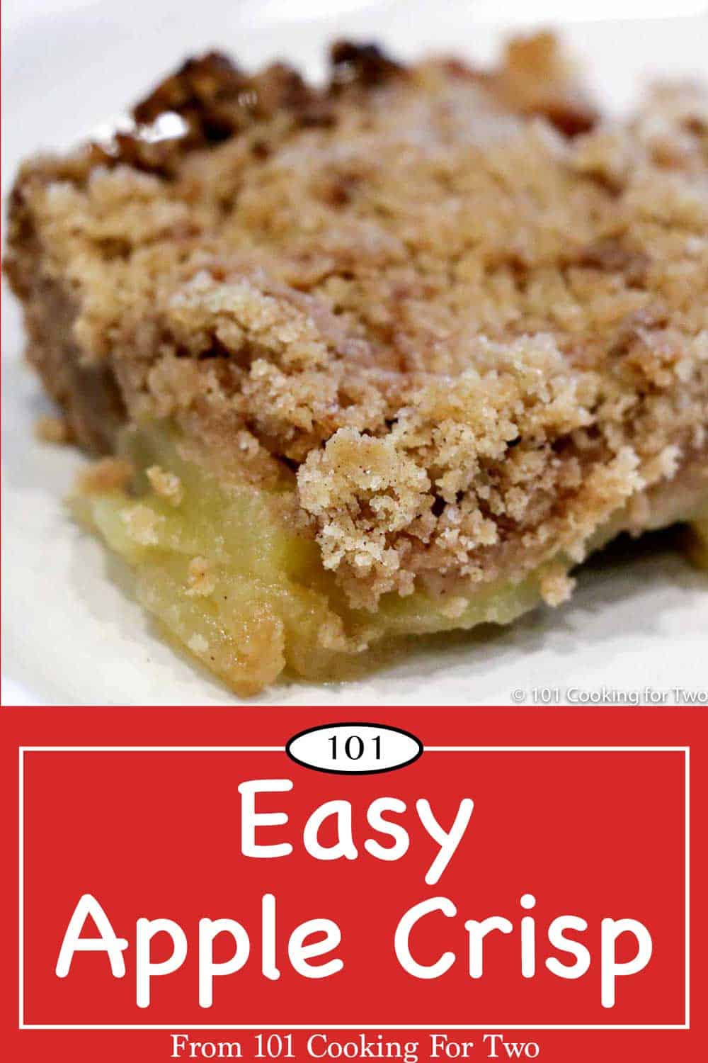 Easy Apple Crisp - 101 Cooking For Two