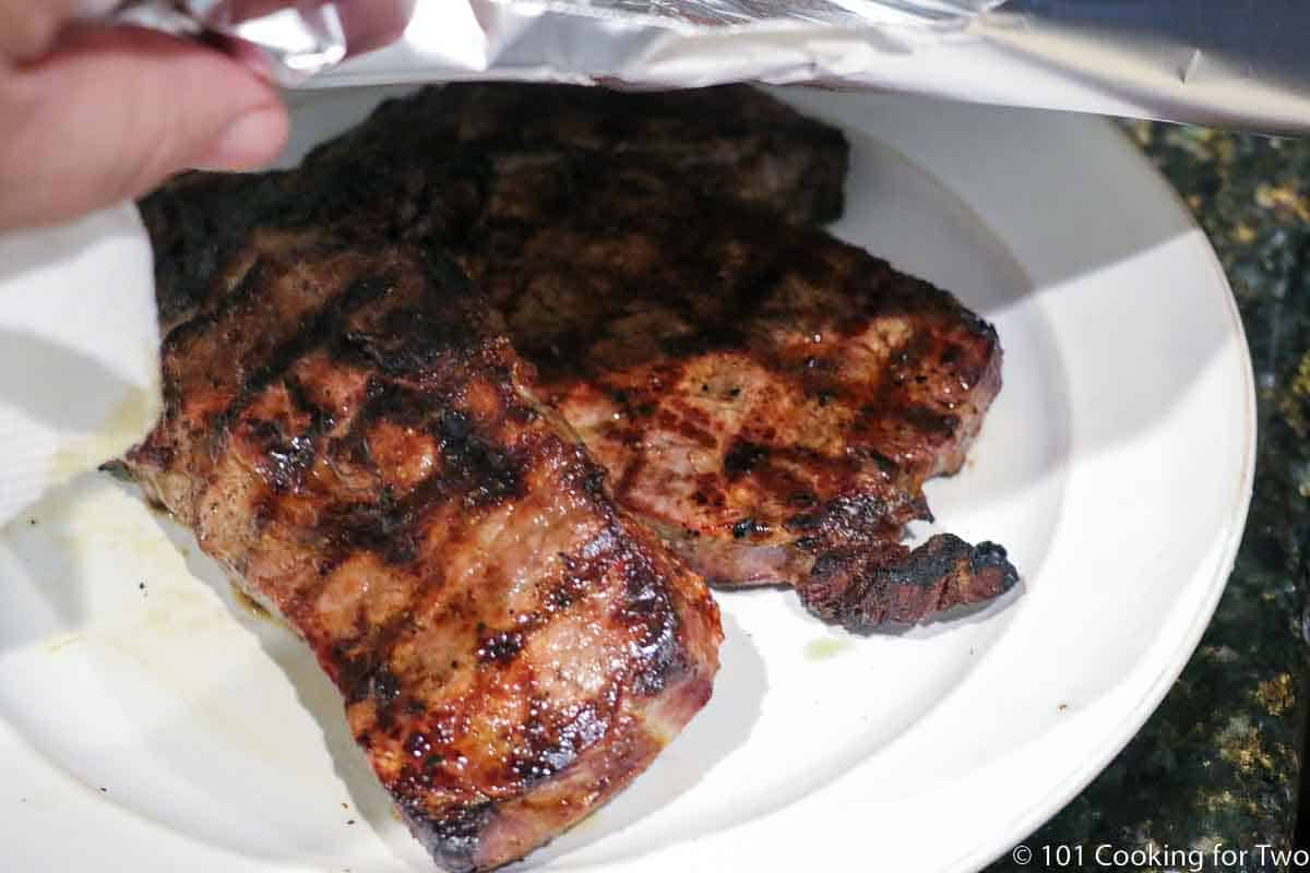 How to Grill a Ribeye Steak on the Grill - 101 Cooking For Two