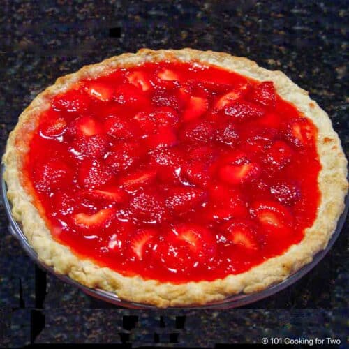 Fresh Strawberry Pie with Jello - 101 Cooking For Two