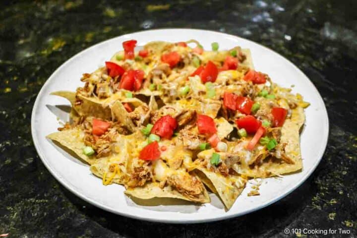 Chicken taco nachos.